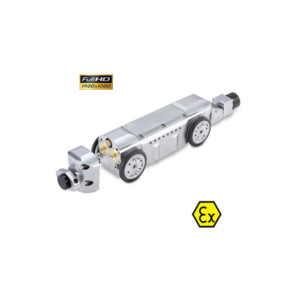 Tecsan Inspección de tuberías y pozos Sistema modular Tractores de cámara Carro de tracción pequeño T66